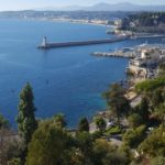 cap de nice et port de nice vu de la basse corniche