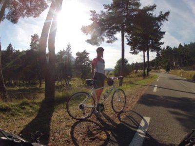 balade en velo du cote dans les prealpes grassoises