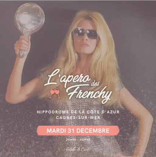 flyer soiree apero des frenchies 31 decembre 2024