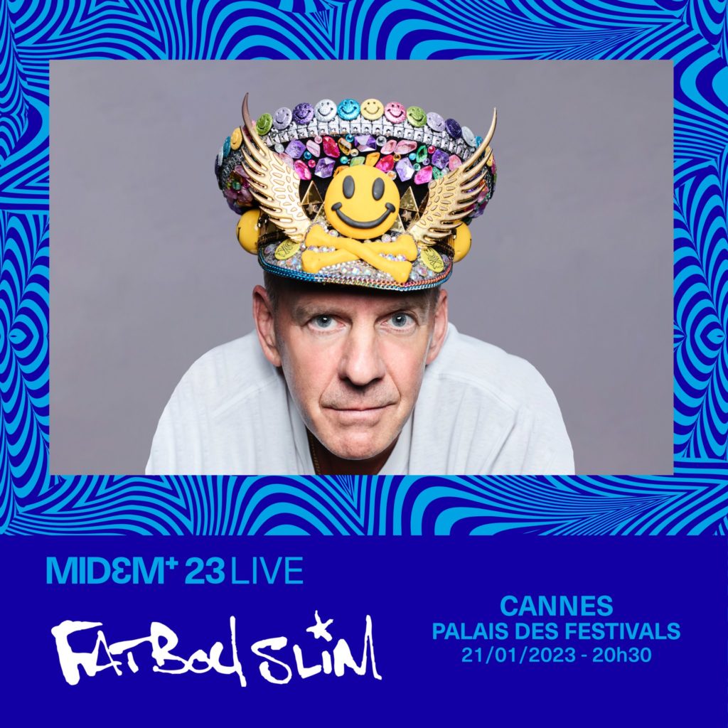 affiche du concert de fat boy slim, copyright site du palais des festivals a cannes