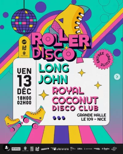 flyer soiree roller disco au frigo 16 a nice